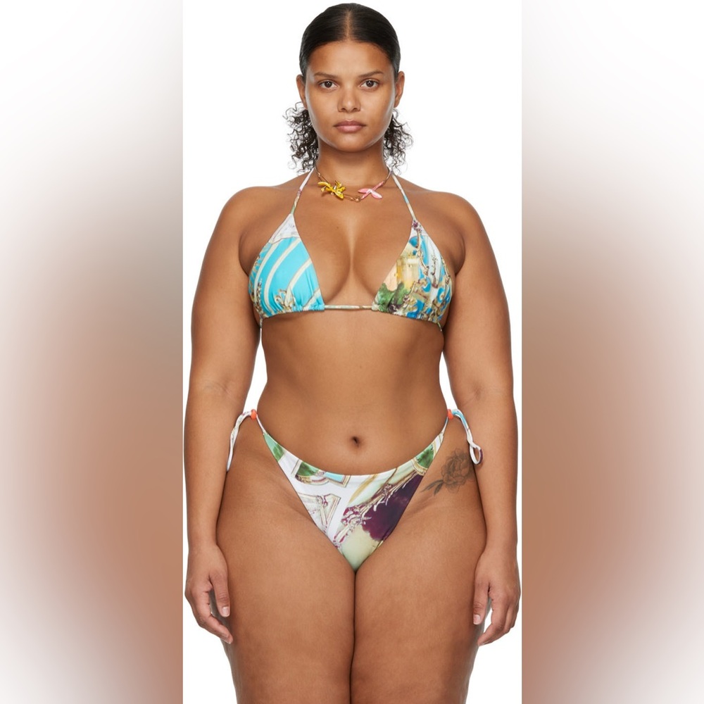 Miaou Blue Paloma Elsesser Edition Kauai Bikini Bottom Size XS Resort Revolve